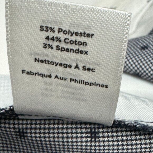 Talbots Gray Houndstooth Polka Dot Career Work Dress Pants Womens 10P - Picture 14 of 15